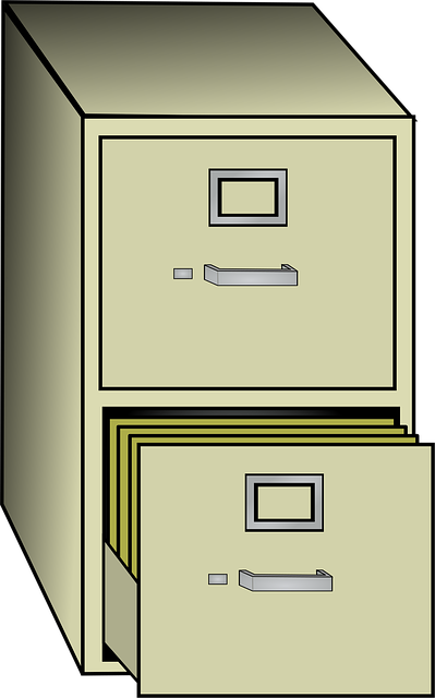 Free filing cabinet metal illustration