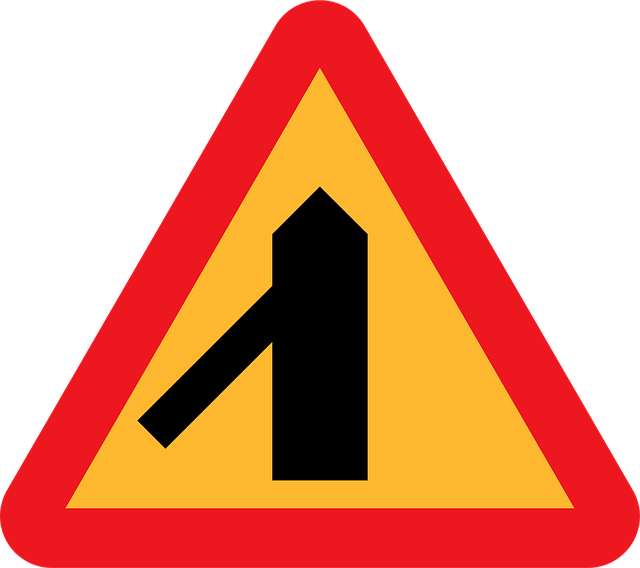 Free traffic merges from the left merge left merge vector