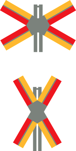 Free railroad crossing railroad track ahead train crossing vector