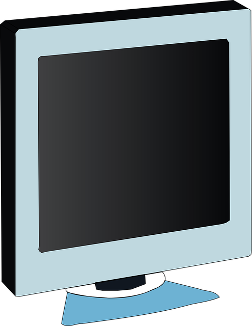 Free lcd monitor screen vector