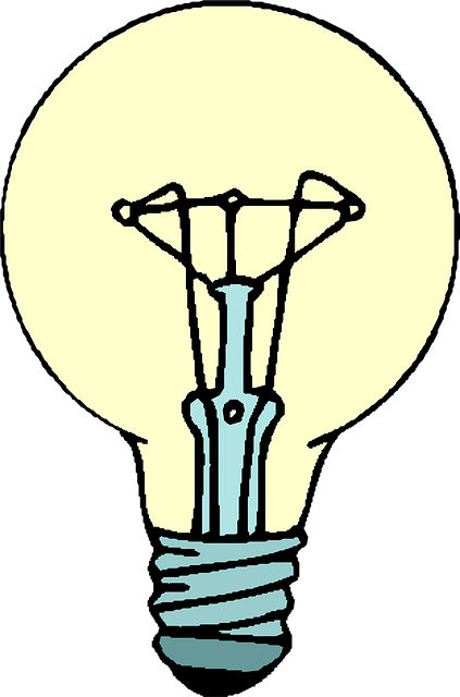 Free incandescent light incadescent bulb lightbulb vector