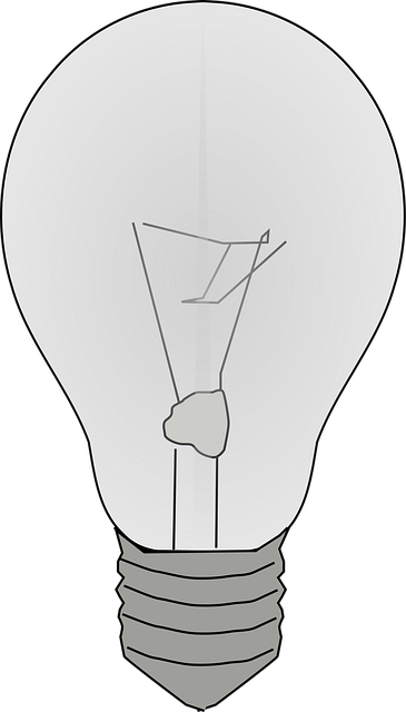 Free lightbulb electric light incandescent vector