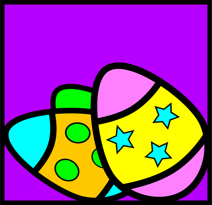 Ostereier Bunte Eier Gefärbte - Kostenlose Vektorgrafik auf Pixabay