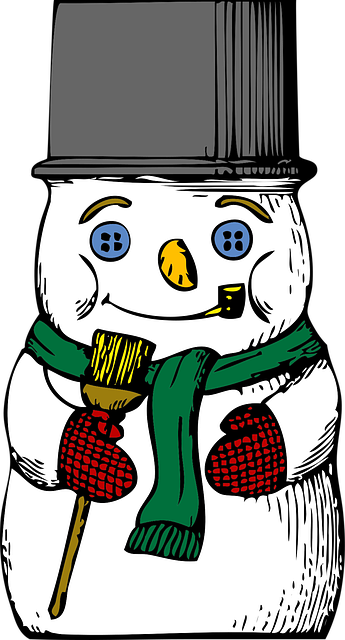 Free snowman winter cold vector