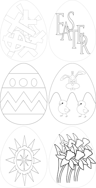 Free easter easter symbols easter stickers vector