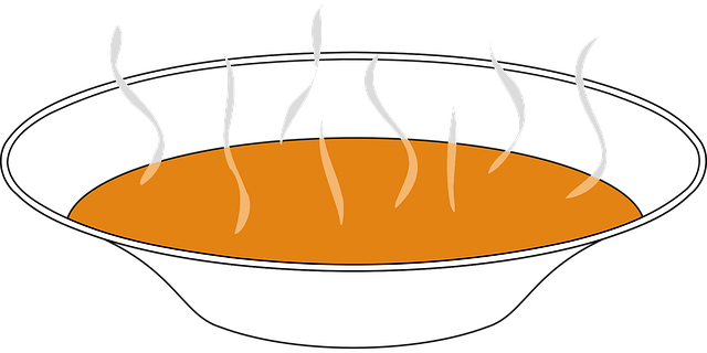 Free soup broth hot soup illustration