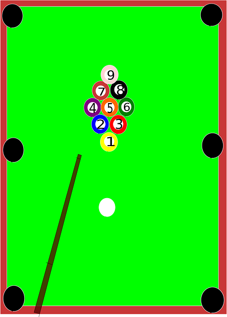 Free snooker pool sport vector