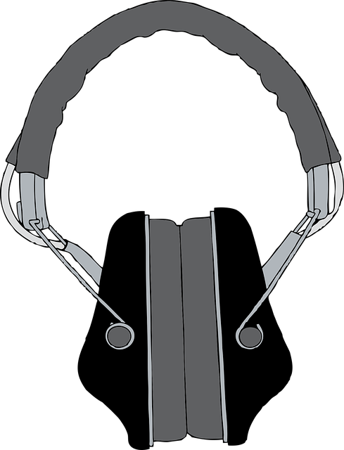 Free headphones music headset vector