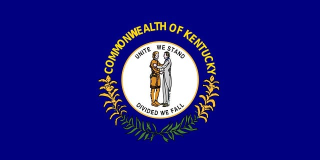 Free kentucky flag state vector