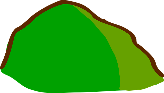 Free hill map landscape vector