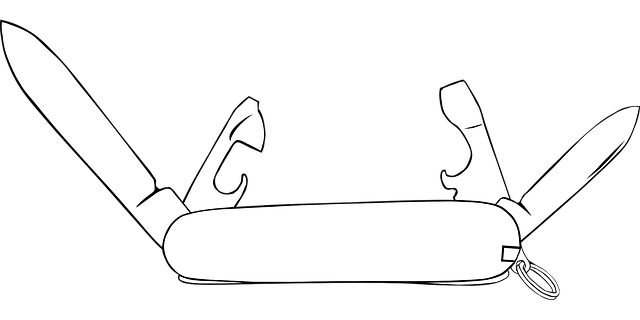 Free swiss knife tool vector