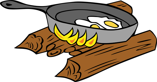 Free campfires cooking bonfire vector