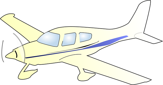 Free aeroplane monoplane airplane vector