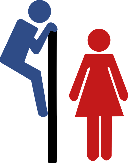 Free unisex toilet unisex bathroom unisex restroom illustration