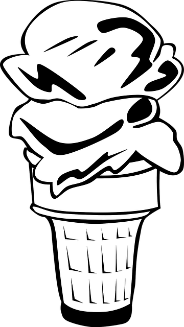 Free ice cream cone vector