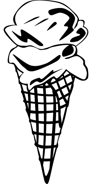 Free ice cream cone vector