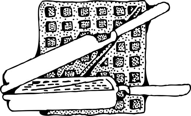 Free waffle breakfast sweet illustration