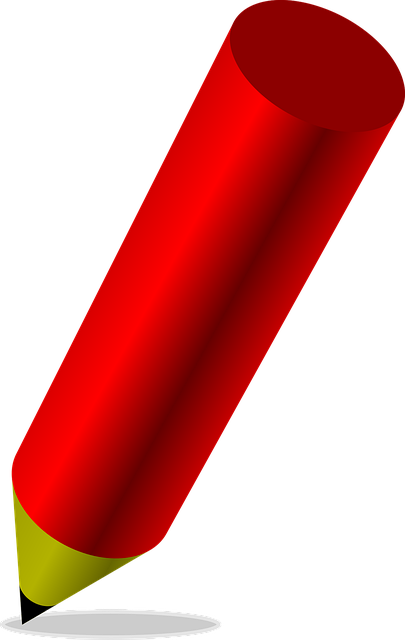 Free pencil red drawing vector