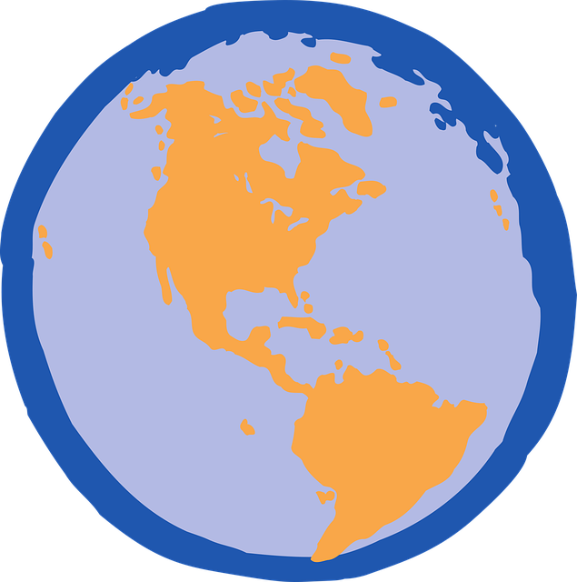 Globo, Planeta, Terra, Norte, América