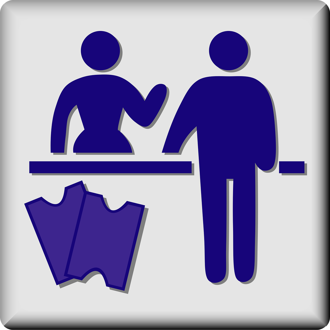 Free concierge hotel service illustration