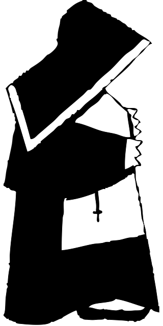 Free nun church cathedral vector