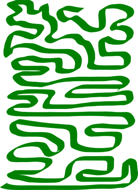 Bludisko, Zelená, Labyrint, Skladačka