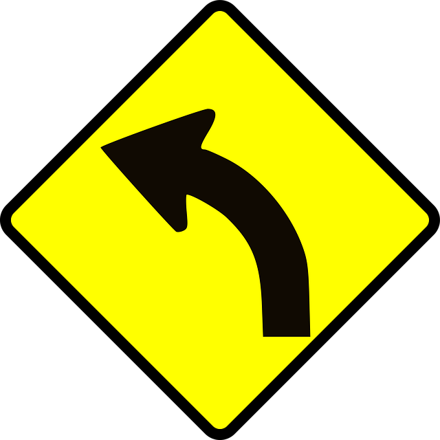 Free curve curved road vector