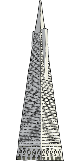 Free skyscraper tower building vector