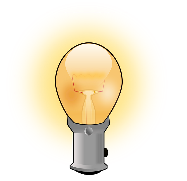 Free bulb light electric illustration