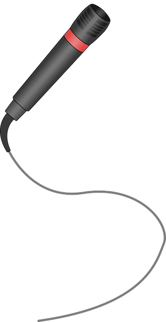 Free electronics audio microphone vector