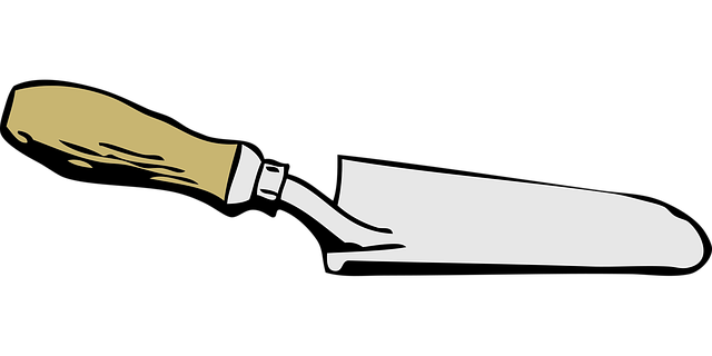 Free trowel shovel tool illustration