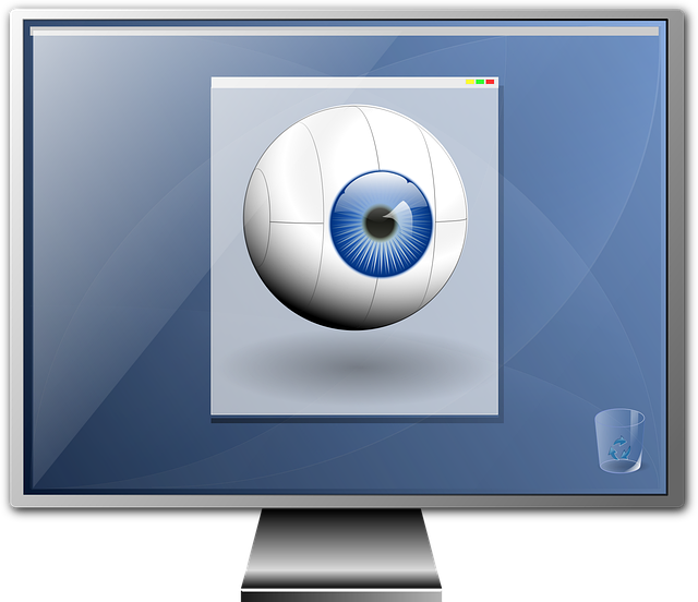 Free monitor lcd screen vector
