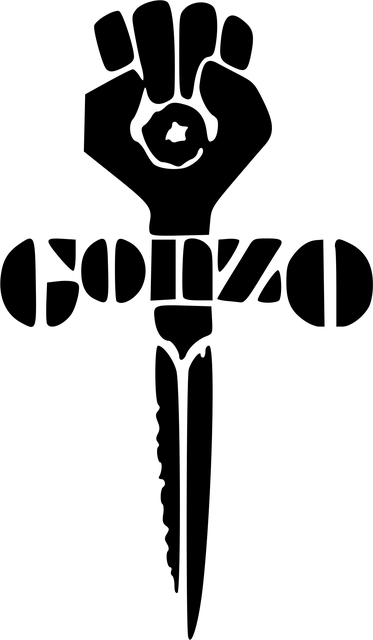 Free gonzo logo journalism vector
