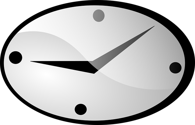 Free clock time watch vector