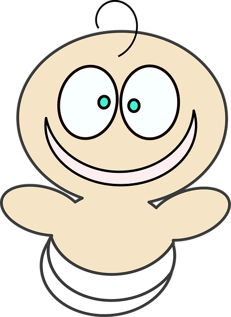 Free baby smile adorable vector
