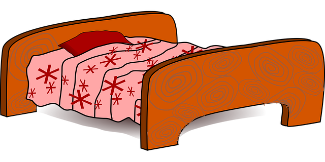 Free bed bedding blanket illustration