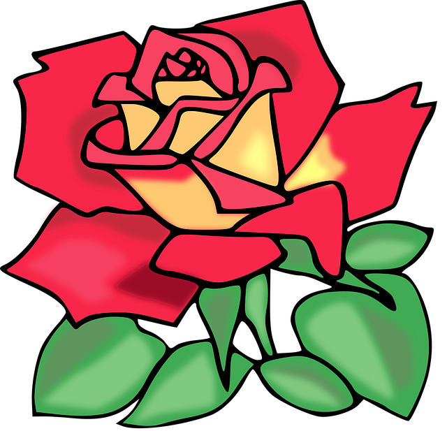 Free rose pink nature vector