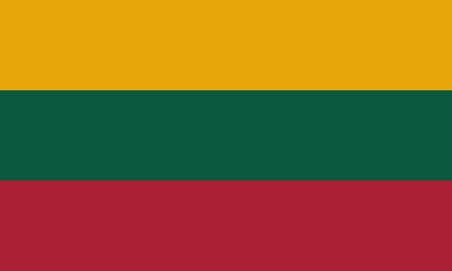 Lituania, Steag, Naţiune, Naţional, Țară