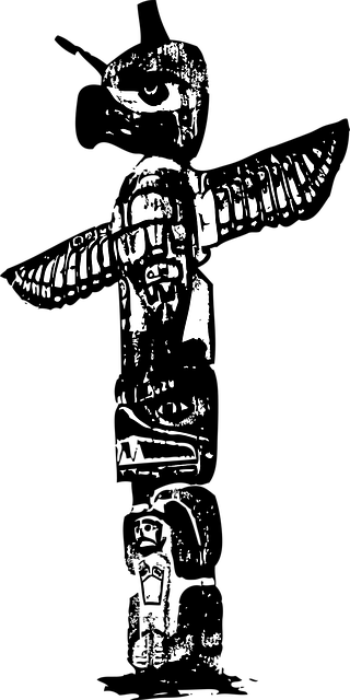 Free totem pole native vector