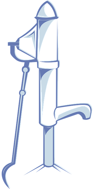Free pump water pumping vector