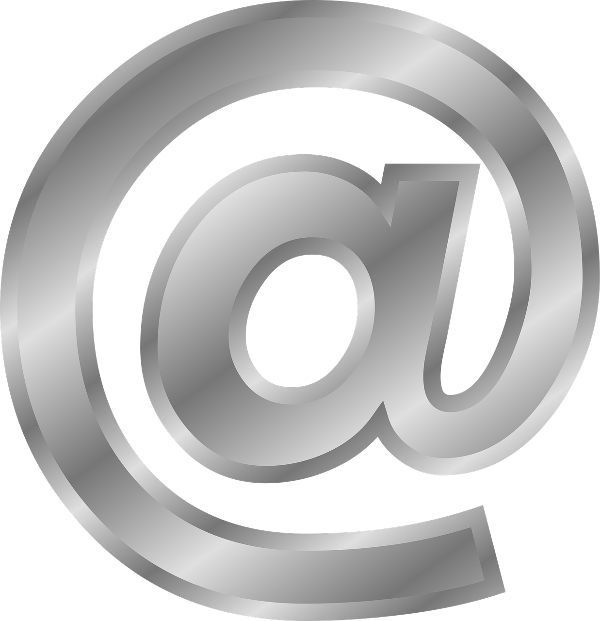 Download At Sign Symbol At The Rate Of Royalty Free Vector Graphic 