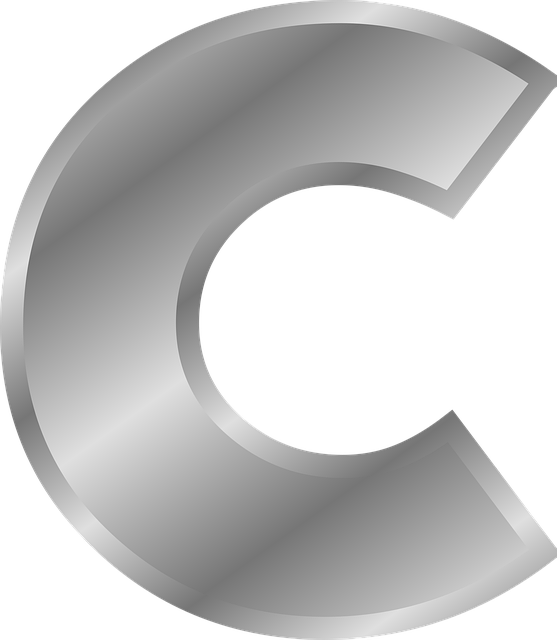 Free english alphabets c illustration
