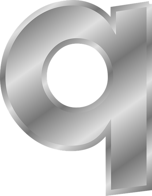 Free english alphabets q vector