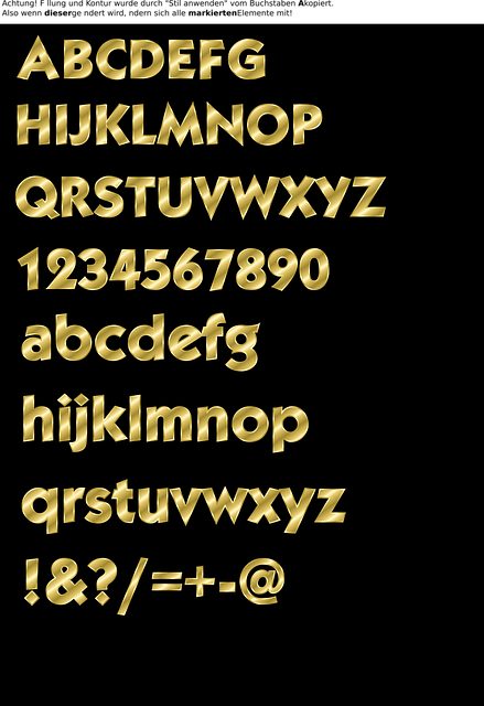 Free letters alphabet numbers illustration