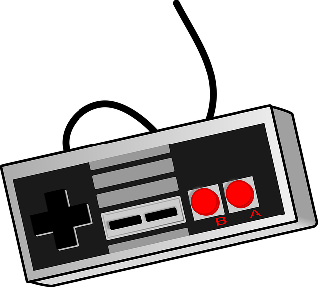 Free video games controller illustration