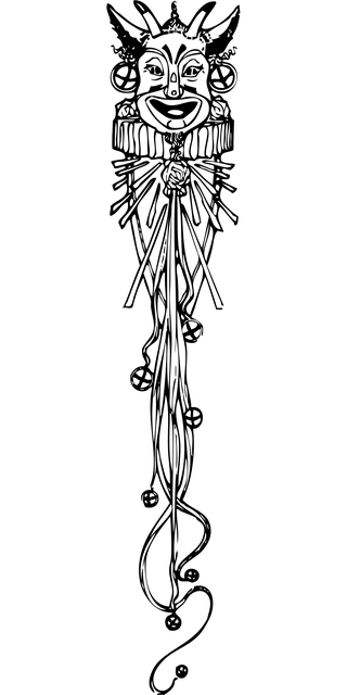 Nar, Djævel, Uhyggelig, Karneval, Maske