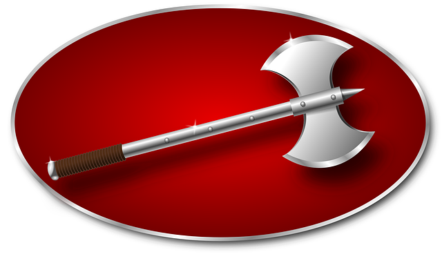 Free axe medieval weapon vector