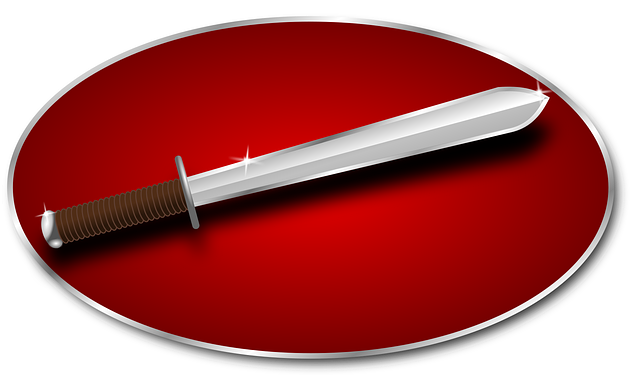 Free sword metal blade vector