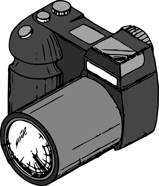 Free camera digital black vector
