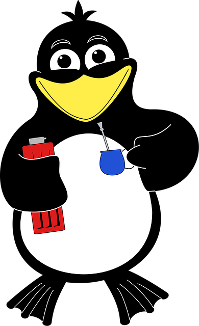 Free penguin animal cartoon illustration
